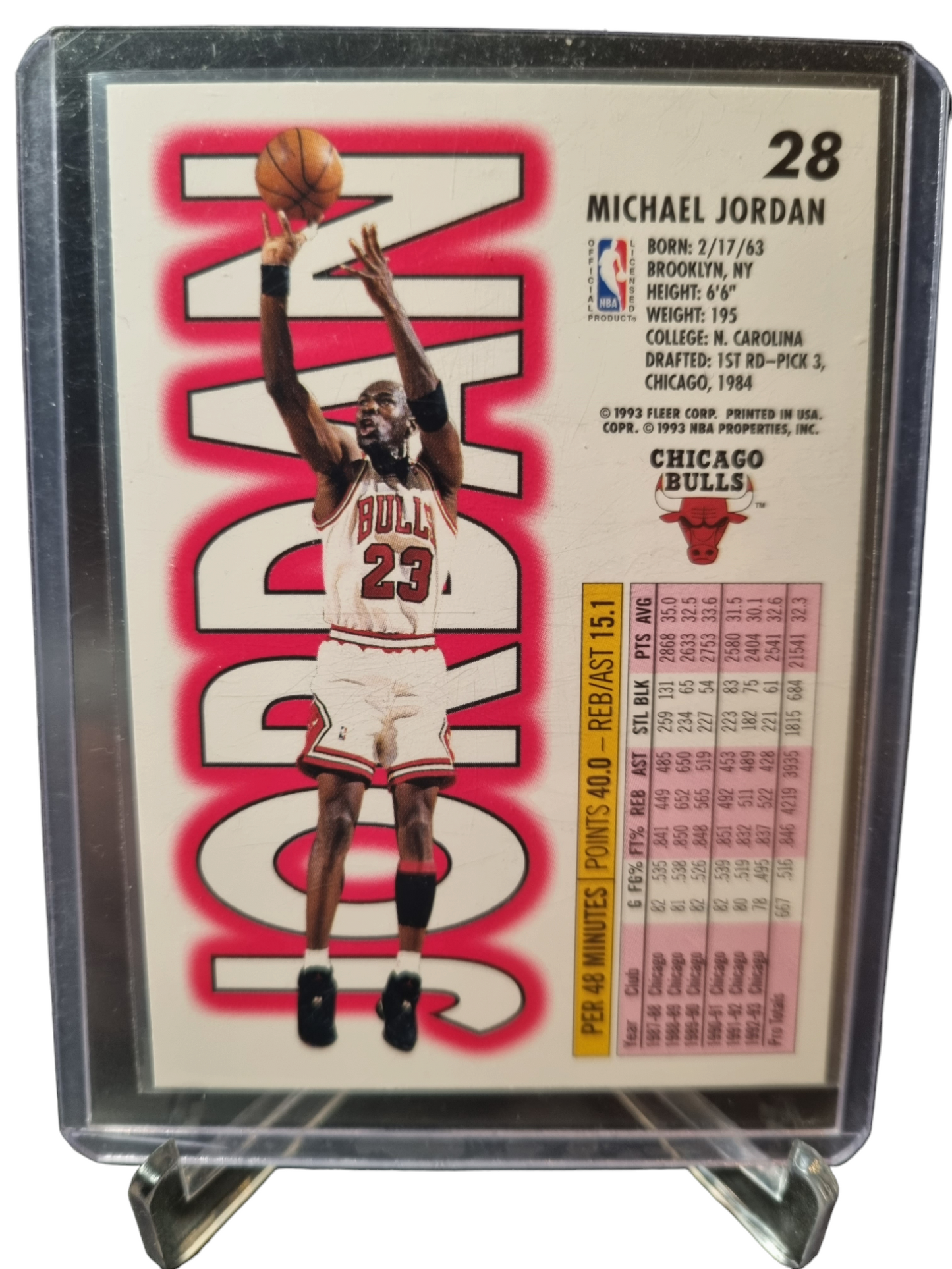 1993-94 Fleer #28 Michael Jordan