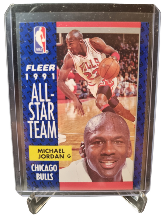 1991 Fleer #211 Michael Jordan All-Star Team