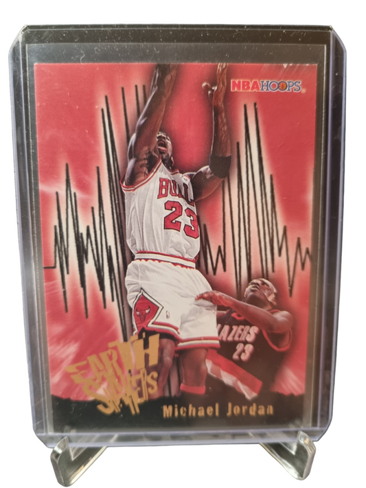 1996 Hoops #358 Michael Jordan Earth Shakers