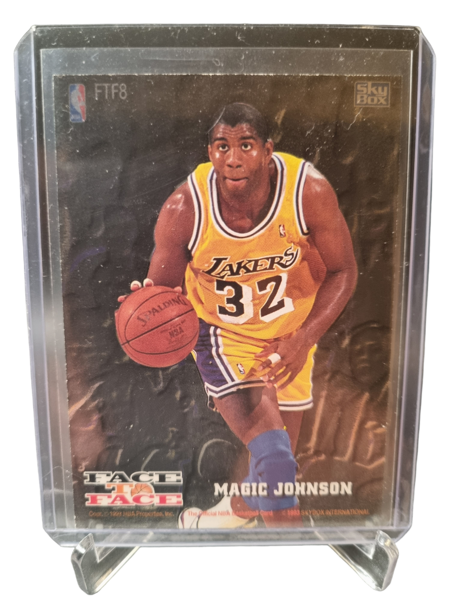 1992 Hoops #FTF8 Magic Johnson/Walt Williams Face To Face