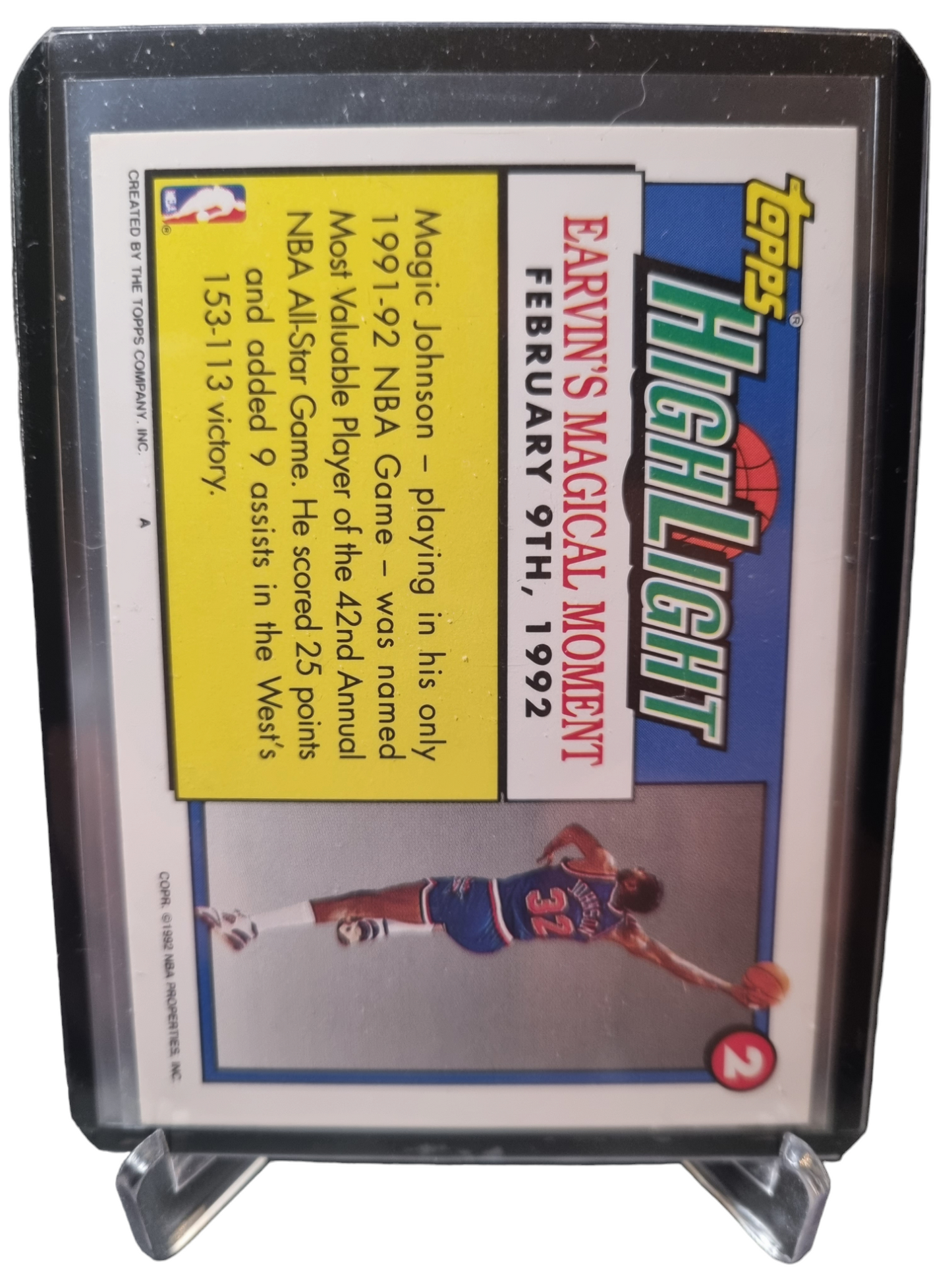 1991-92 Topps #2 Magic Johnson Highlights