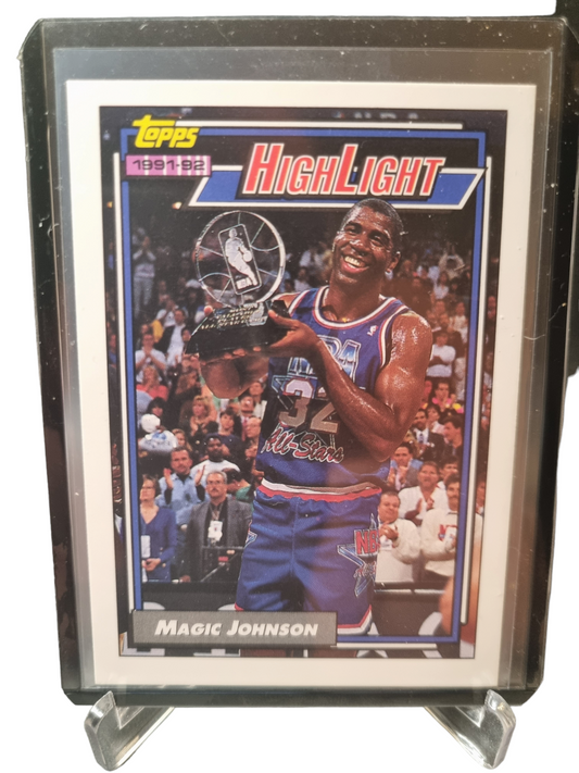 1991-92 Topps #2 Magic Johnson Highlights