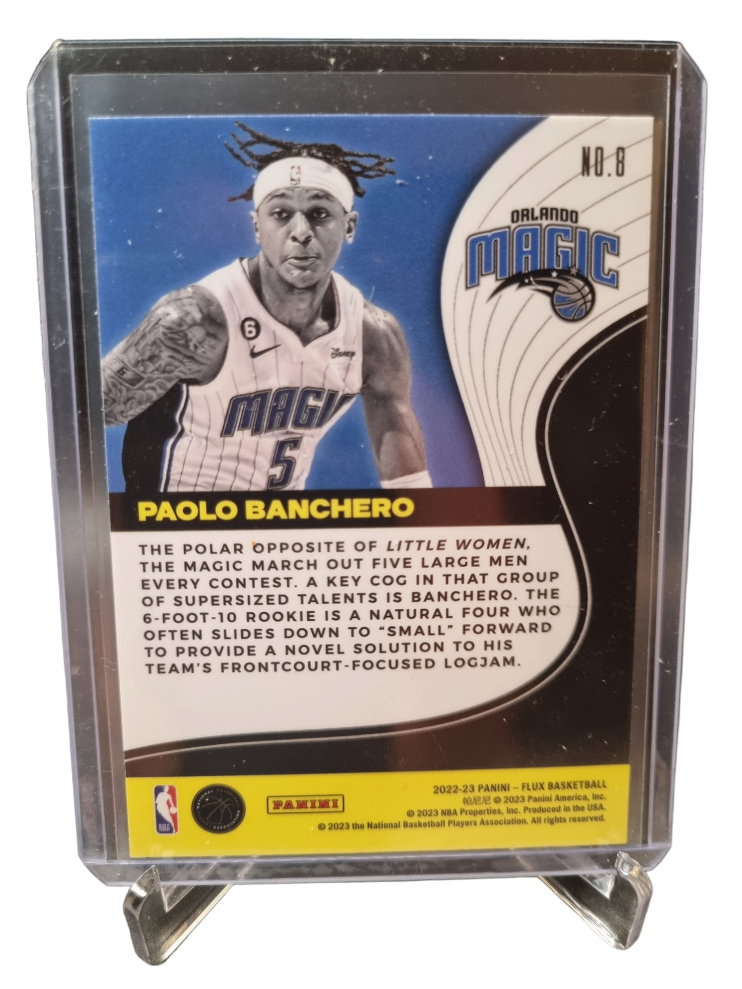 2022-23 Panini Flux #8 Paolo Banchero Rookie Card Incoming