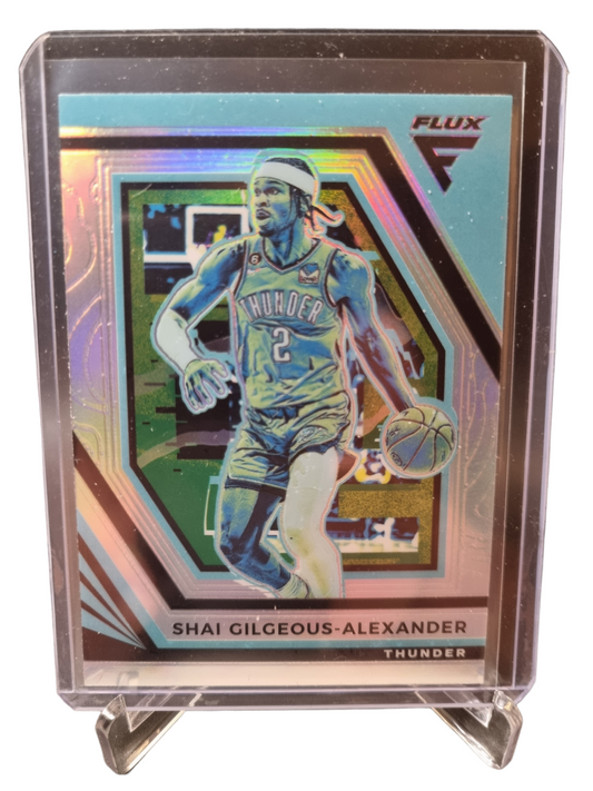 2022-23 Panini Flux #154 Shai Gilgeous-Alexander Silver Prizm