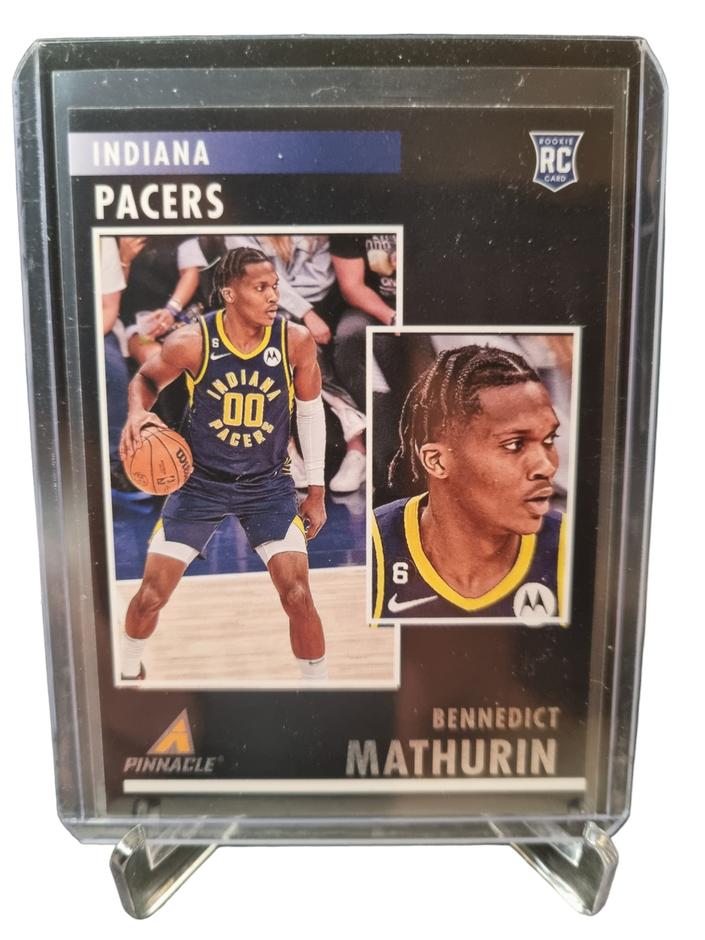 2022-23 Panini Chronicles Pinnacle #94 Benedict Mathurin Rookie Card