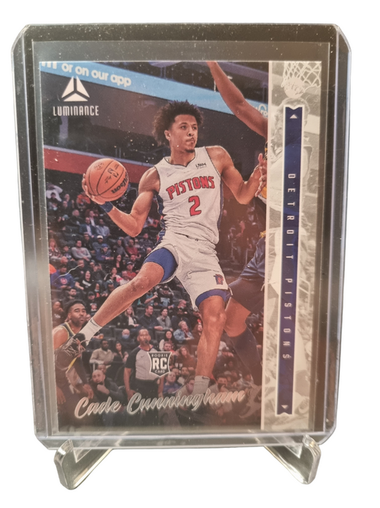 2021-22 Panini Chronicles Luminance #240 Cade Cunningham Rookie Card