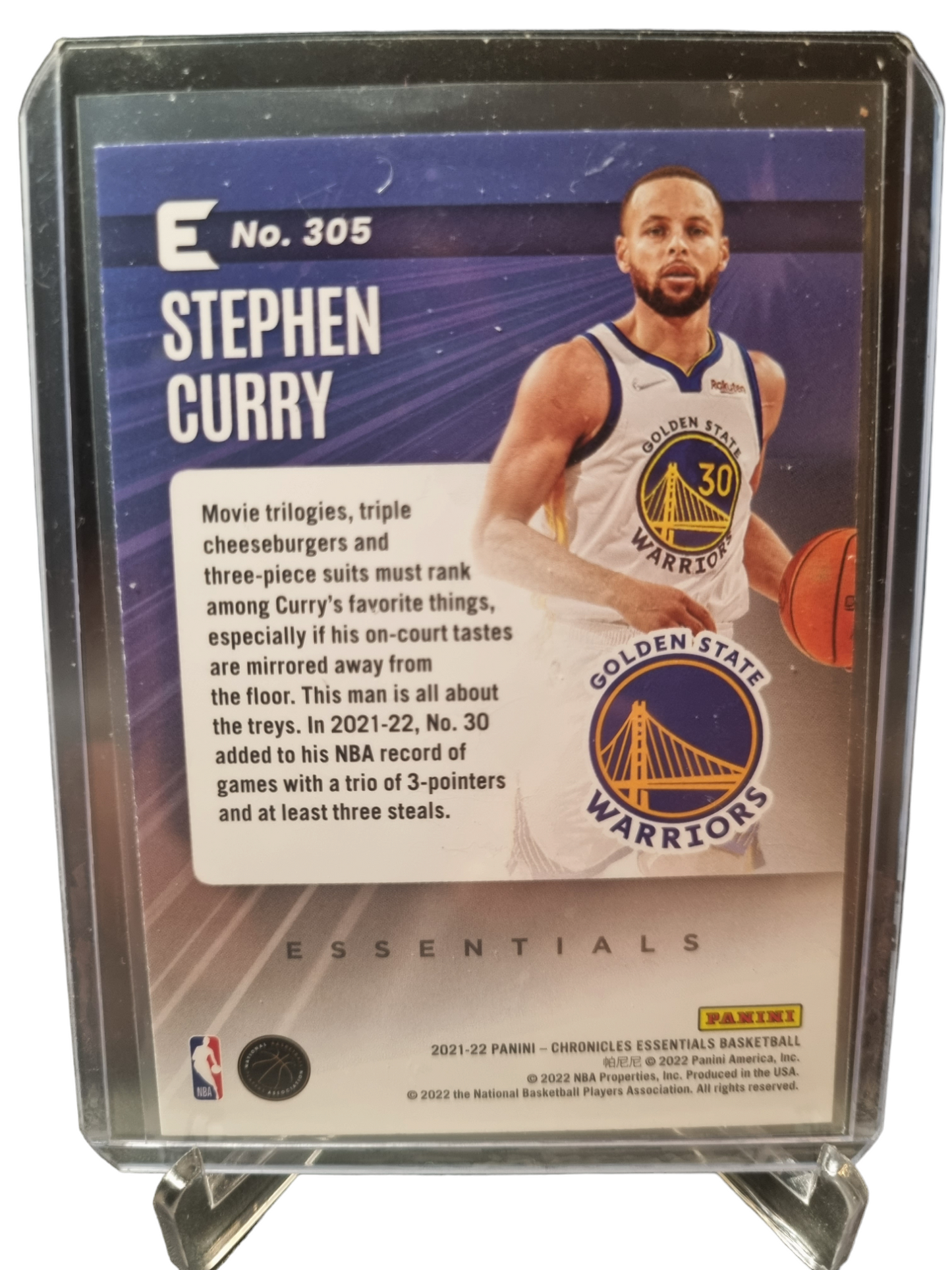 2022-23 Panini Chronicles Essentials #305 Stephen Curry