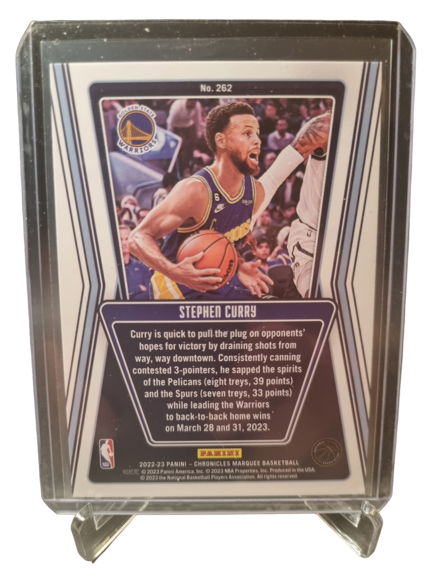 2022-23 Panini Chronicles Marquee #262 Stephen Curry Marquee