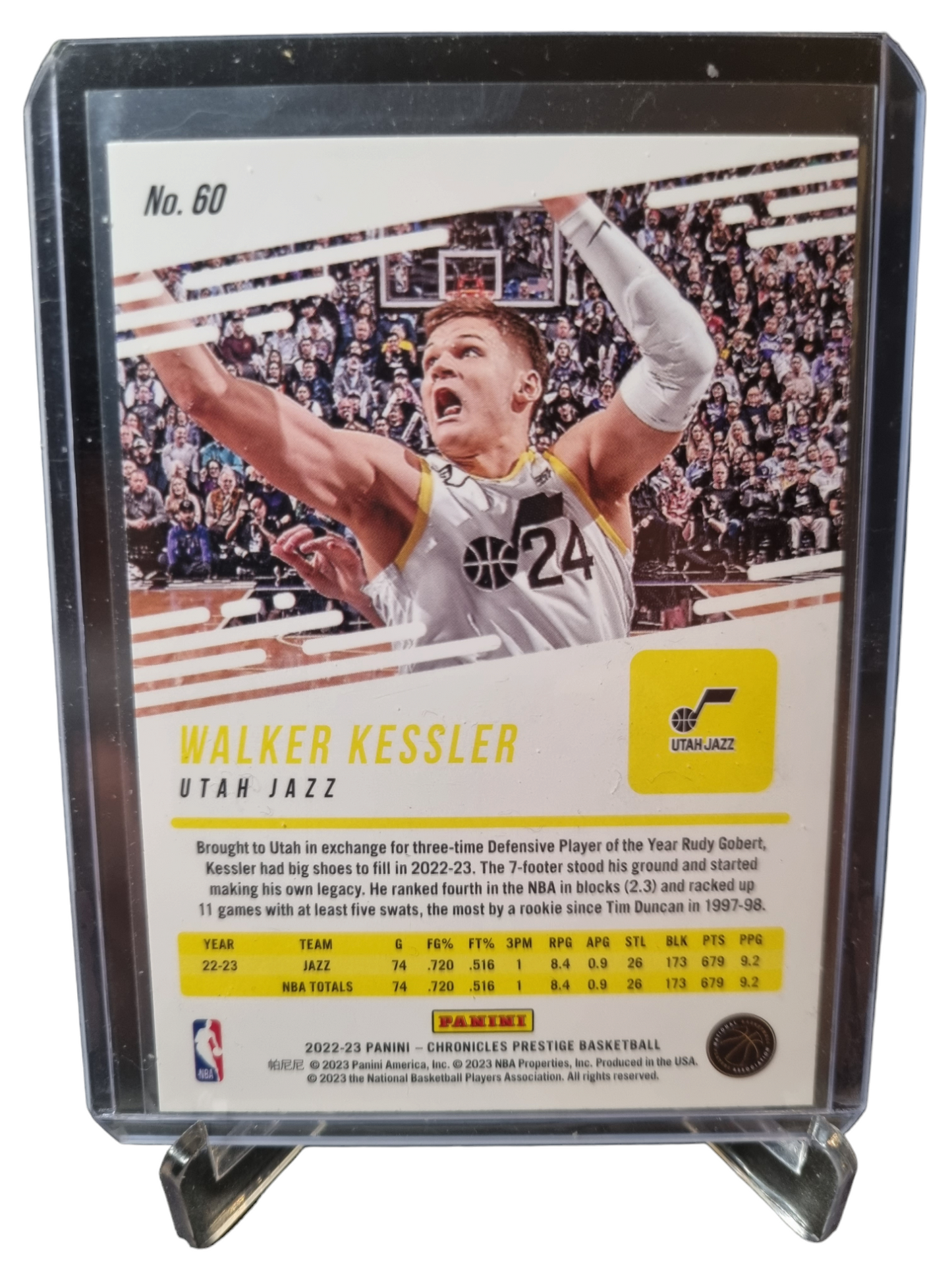 2022-23 Panini Chronicles Prestige #60 Walker Kessler Rookie Card