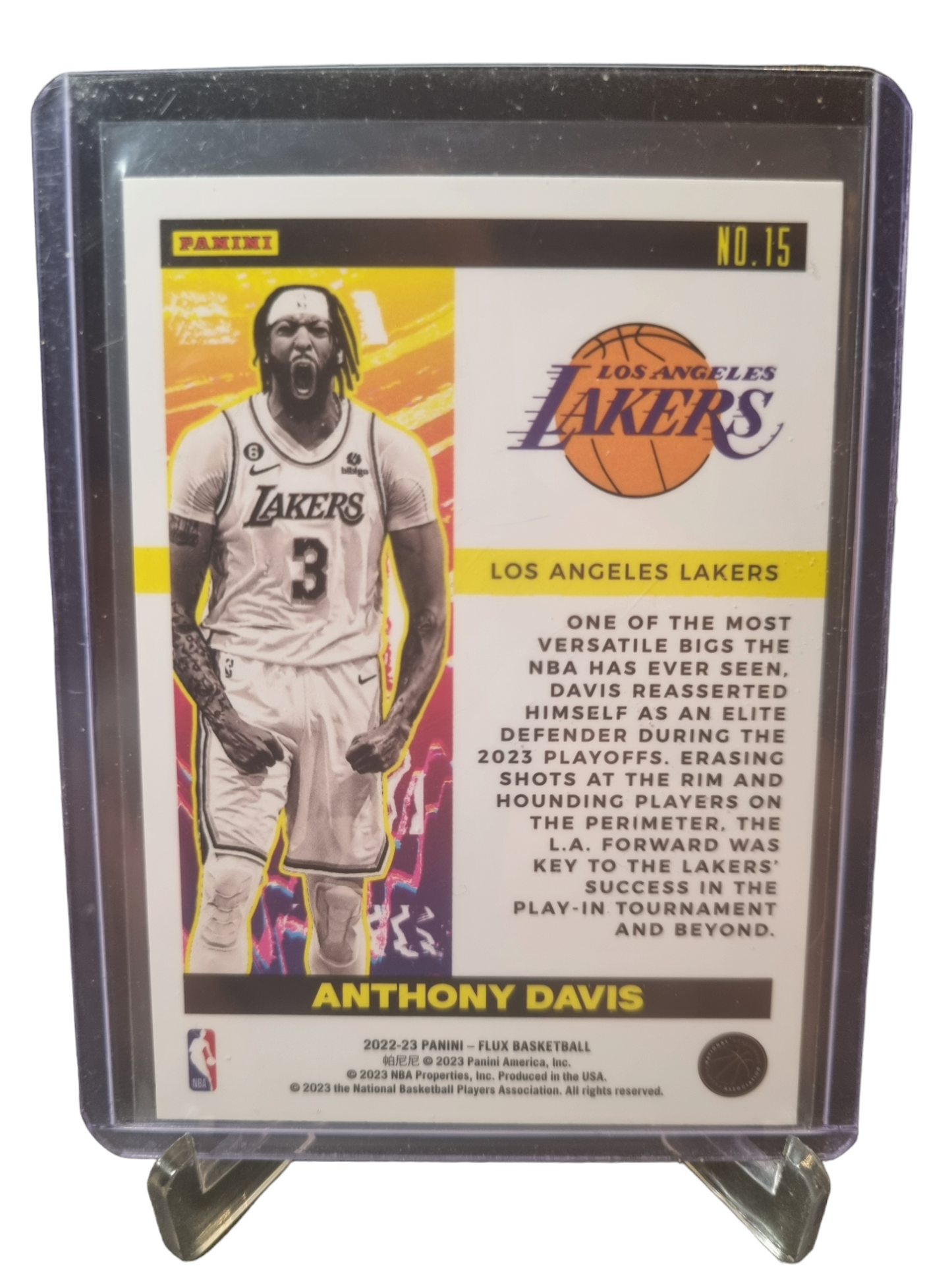 2022-23 Panini Flux #15 Anthony Davis Triumph