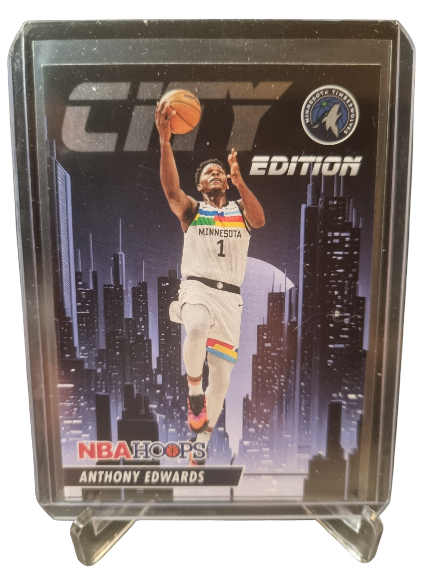 2023-24 Panini Hoops #3 Anthony Edwards City Edition