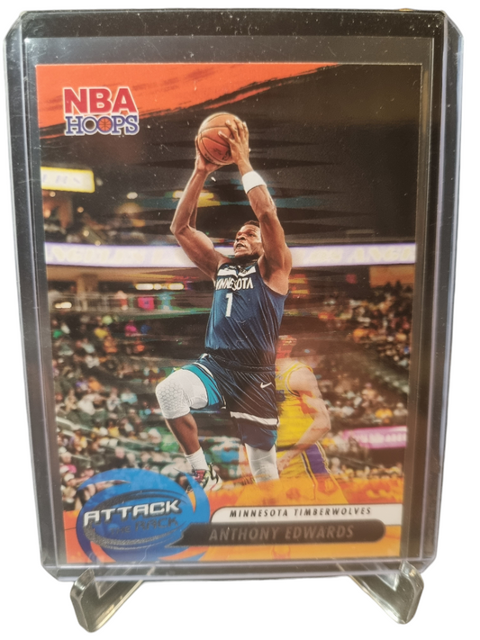 2023-24 Panini Hoops #9 Anthony Edwards Attack The Rack