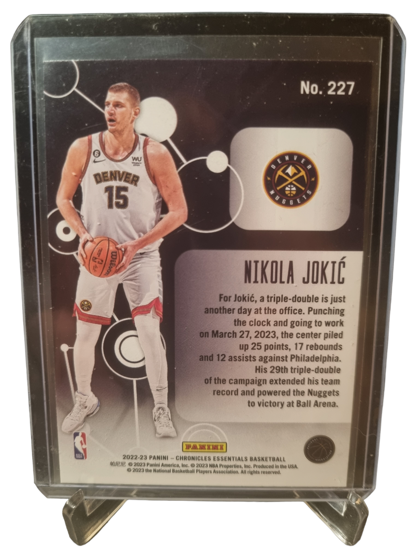 2022-23 Panini Chronicles Essentials #227 Nikola Jokic