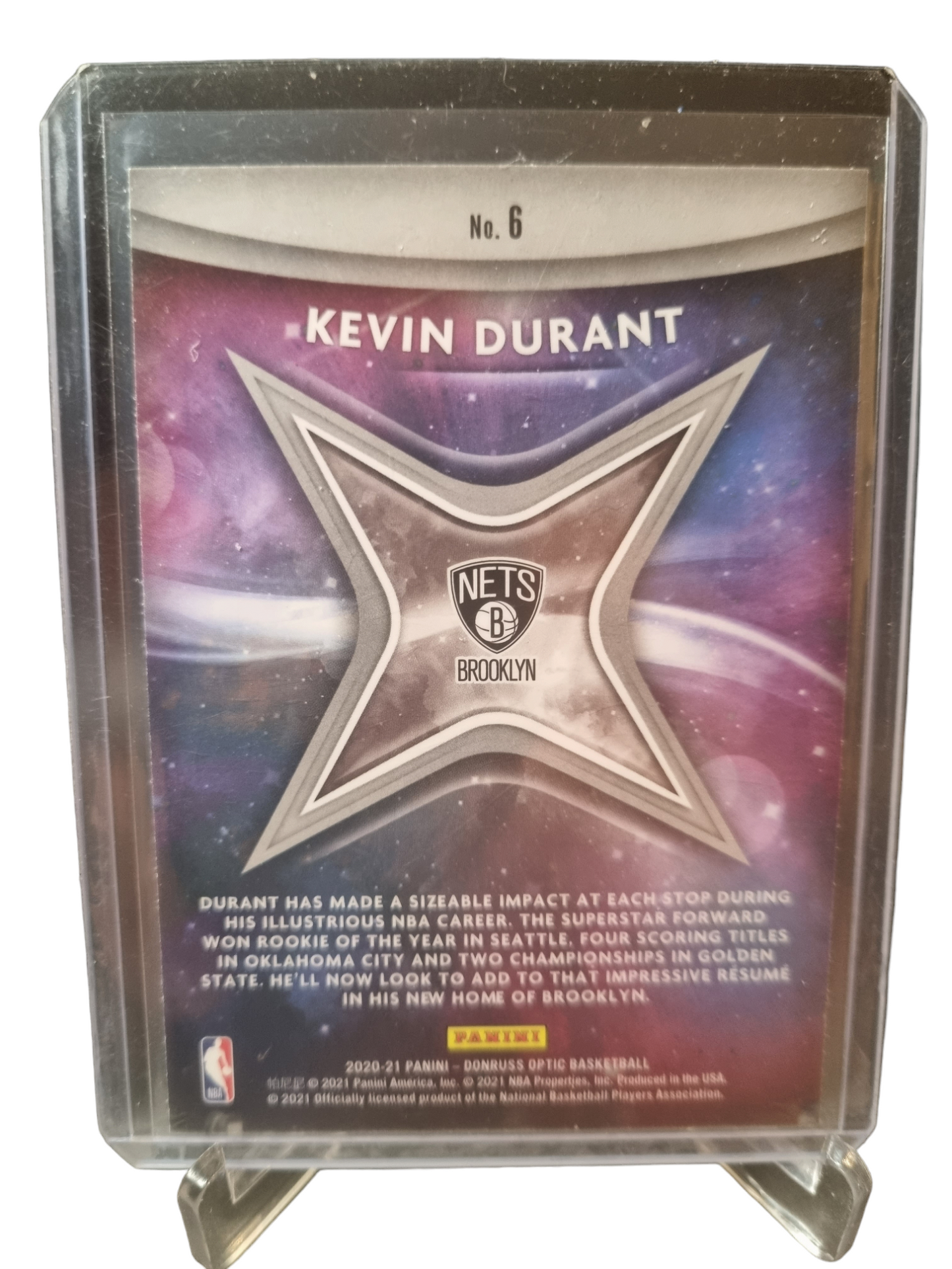 2020-21 Panini Donruss Optic #6 Kevin Durant Star Gazing