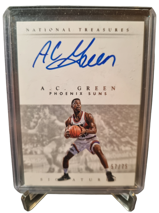 2014-15 Panini National Treasures #S-AC A.C Green On Card Autograph 57/75