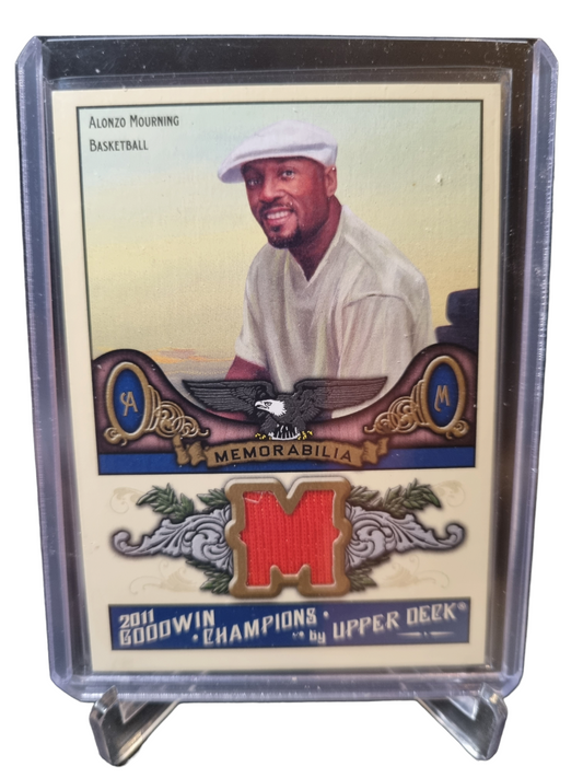 2011 Upper Deck #M-AM Alonzo Mourning Goodwin Champions Game Worn Patch