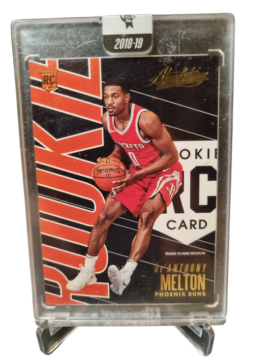 2018-19 Panini Absolute Memorabilia #95 De-Anthony Melton Rookie Card Encased