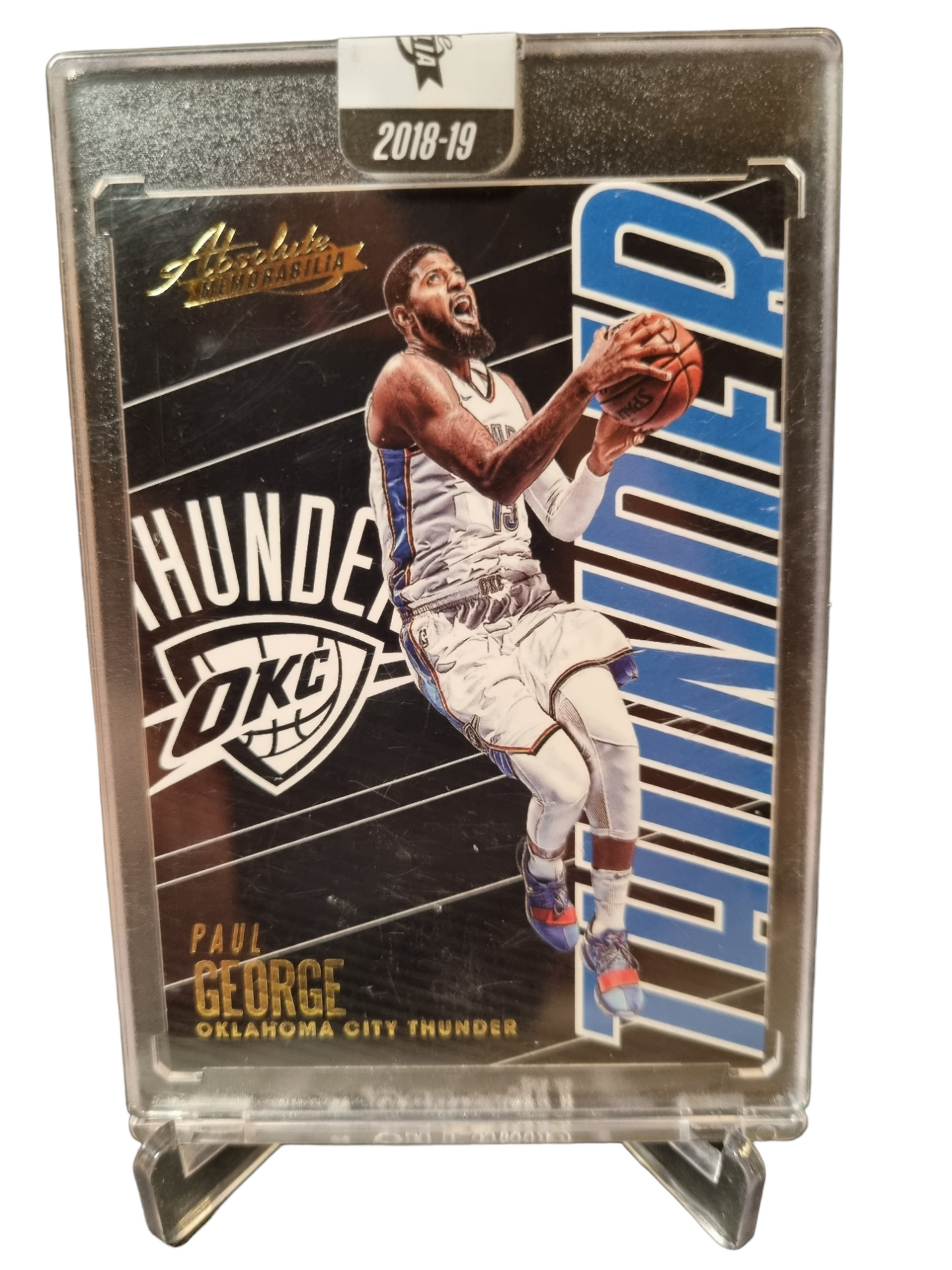 2018-19 Panini Absolute Memorabilia #26 Paul George Encased