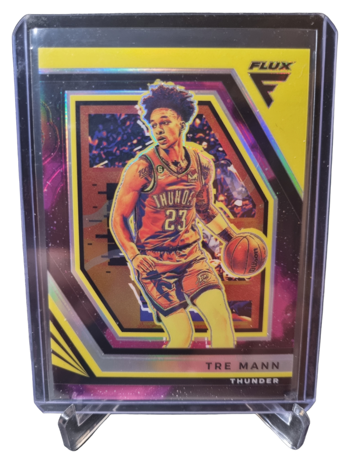 2022-23 Panini Flux #121 Tre Mann Rookie Card Prizm 56/75