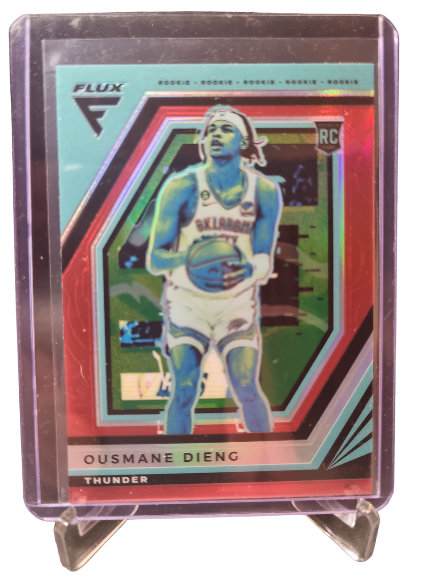 2022-23 Panini Flux #233 Ousmane Dieng Rookie Card Prizm