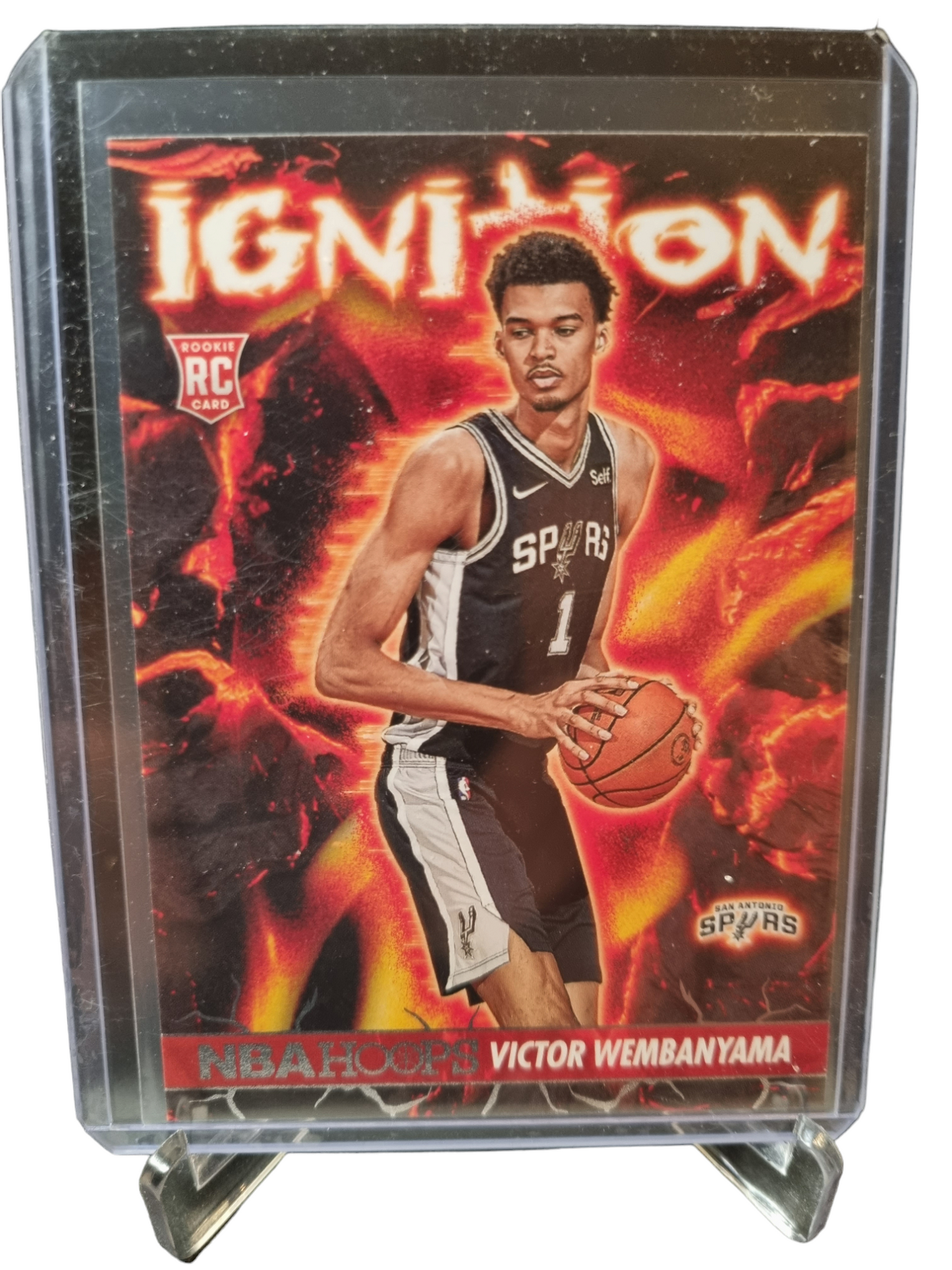 2023-24 Hoops #20 Victor Wembanyama Rookie Card Ignition