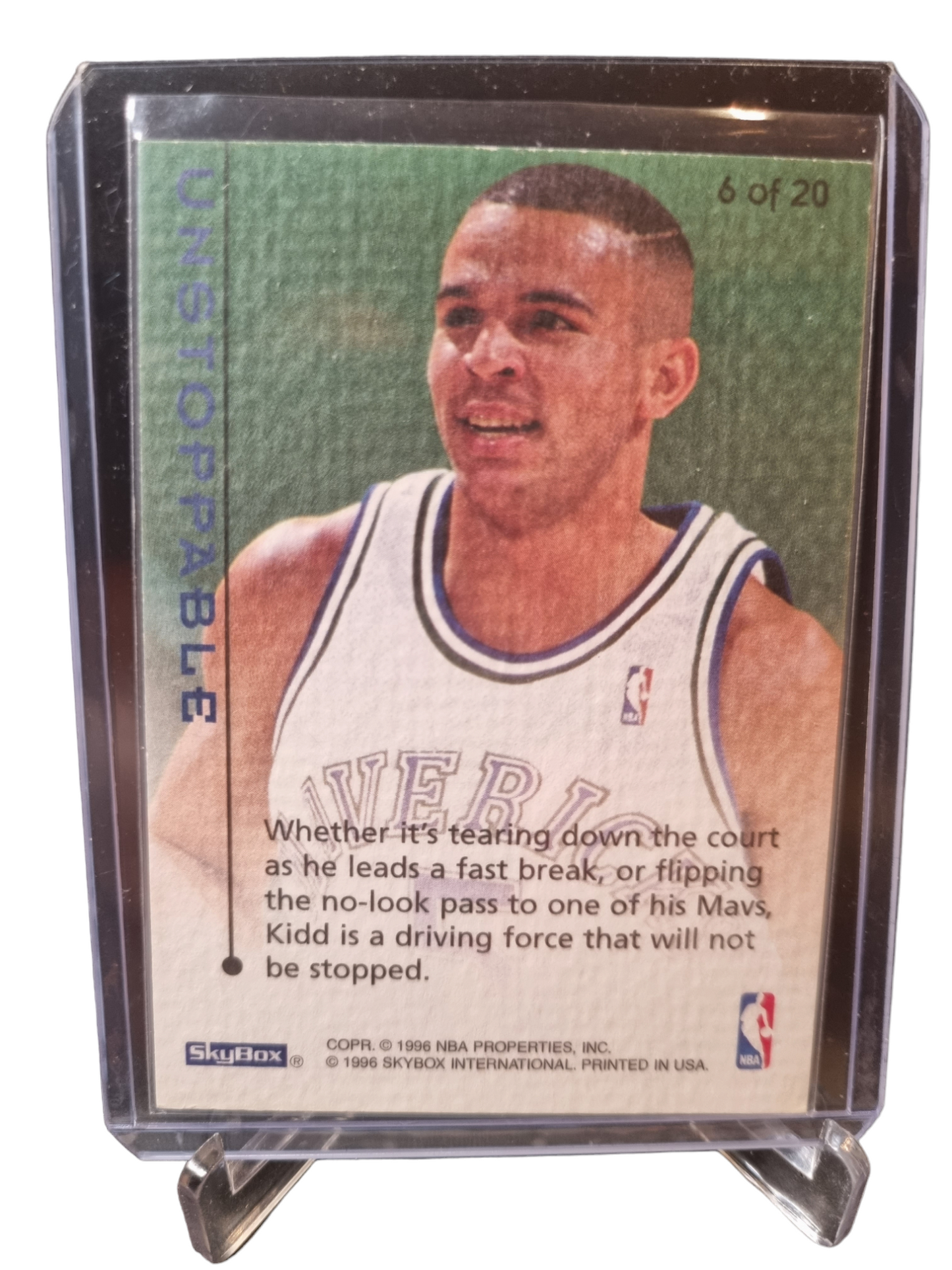 1996 Skybox #6 of 20 Jason Kidd Unstoppable