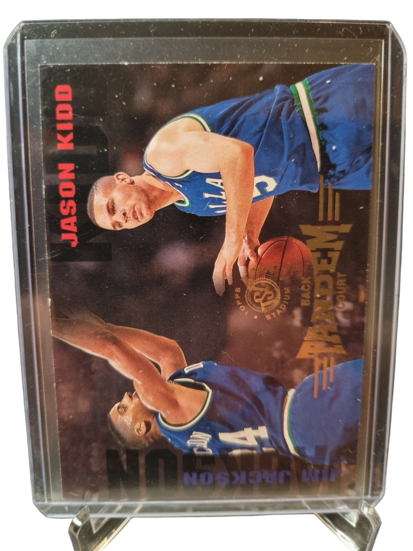 1995 Topps Stadium Club #280 Jason Kidd/Jim Jackson Back Tandem Court