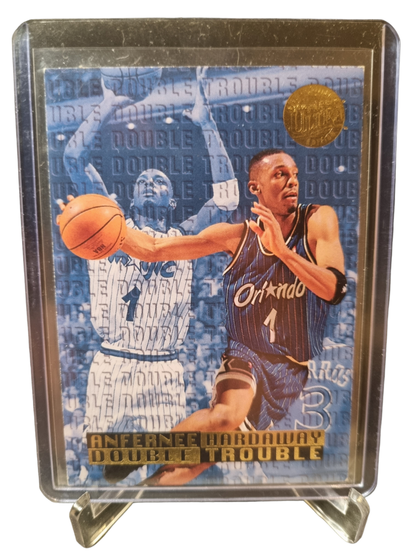 1995 Fleer Ultra #2 of 10 Anfernee Hardaway Double Trouble