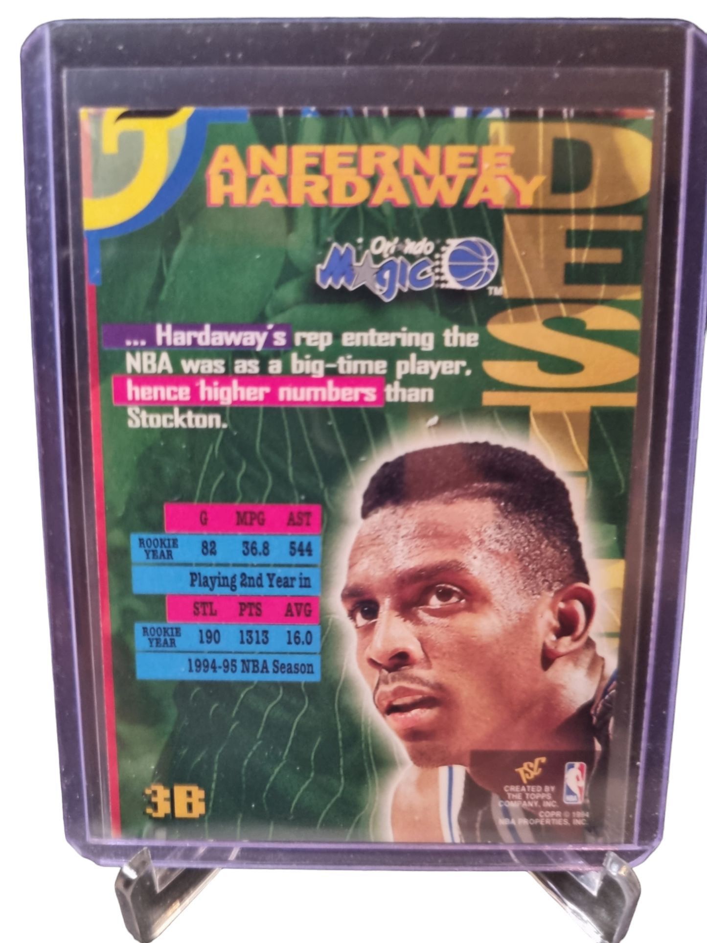 1994 Topps Stadium Club #3B Anfernee Hardaway Destiny