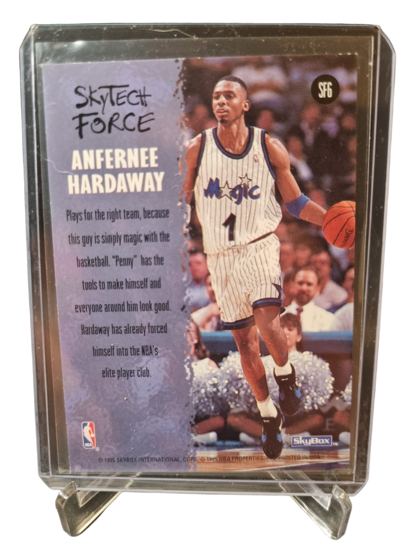 1996 Skybox #SF6 Anfernee Hardaway Sky Tech Force