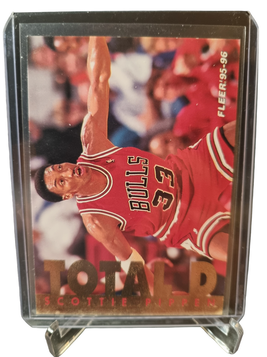 1995-96 Fleer #9 of 12 Scottie Pippen Total D