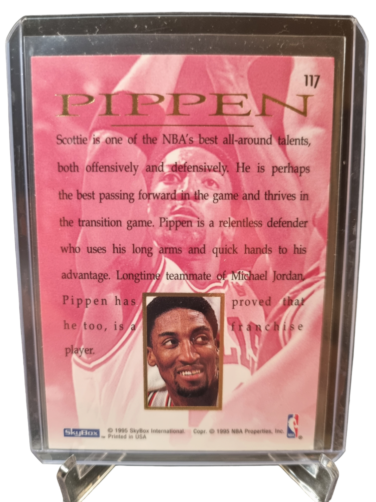 1996 Skybox #117 Scottie Pippen Masters