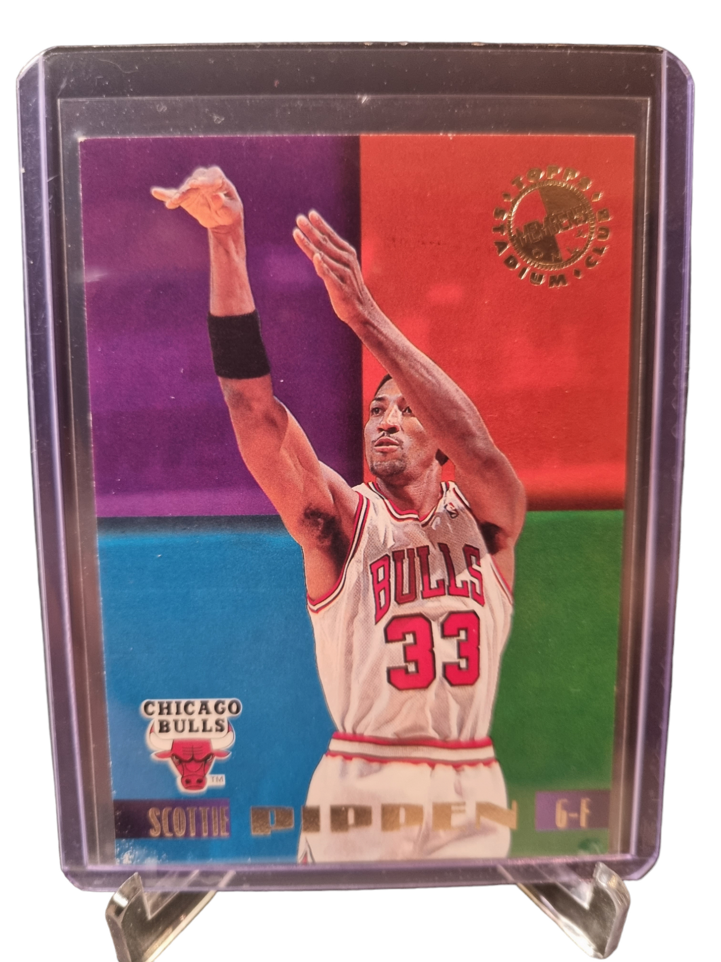 1995 Topps Stadium Club #13 Scottie Pippen Members Only