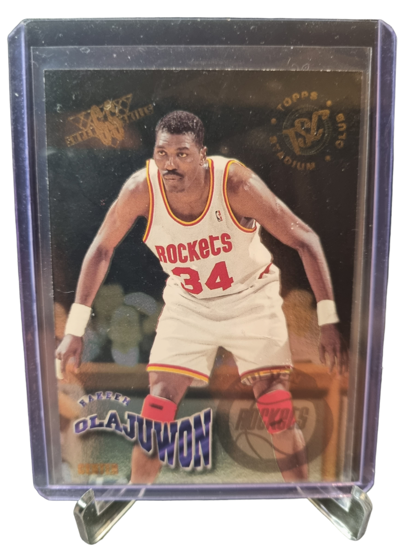 1996 Topps Stadium Club #25 of 25 Hakeem Olajuwon Super Skills