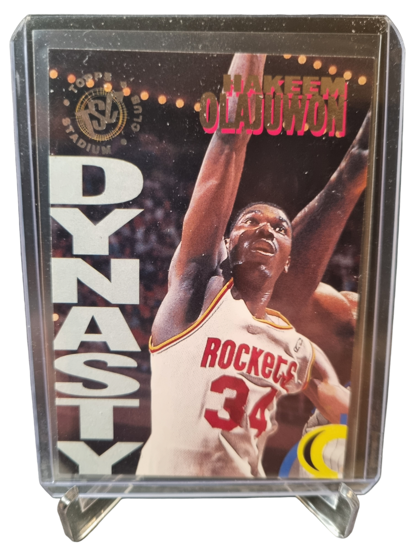 1994 Topps Stadium Club #7A Hakeem Olajuwon Dynasty