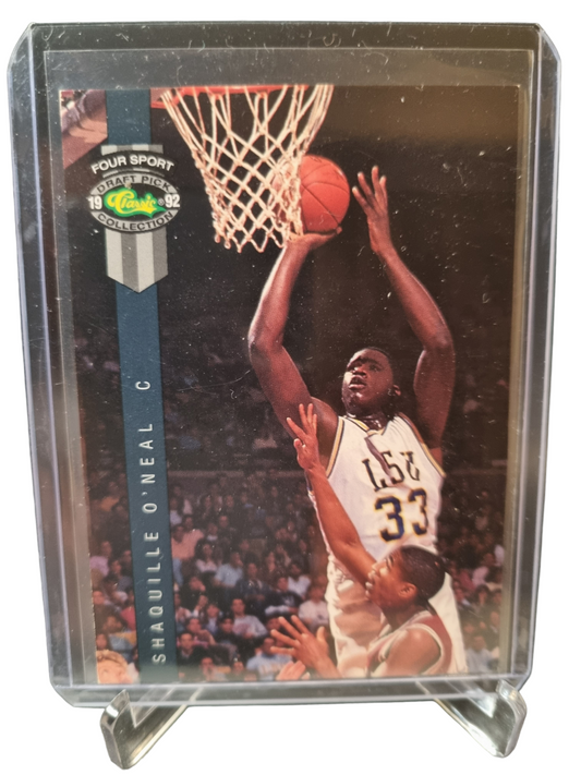 1992 Four Sport #1 Shaquille O'Neal Rookie Card 1992 Draft Pick Collection