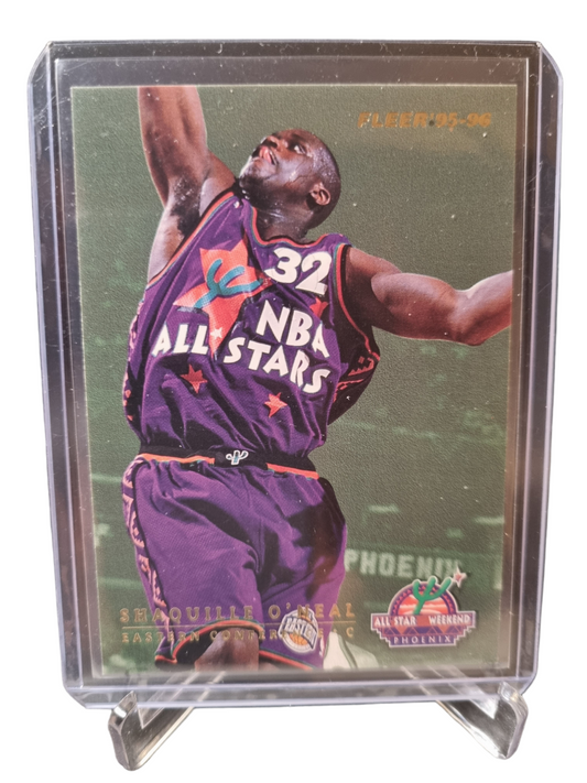 1995-96 Fleer #3 of 13 Shaquille O'Neal/Hakeem Olajuwon All-Star Weekend