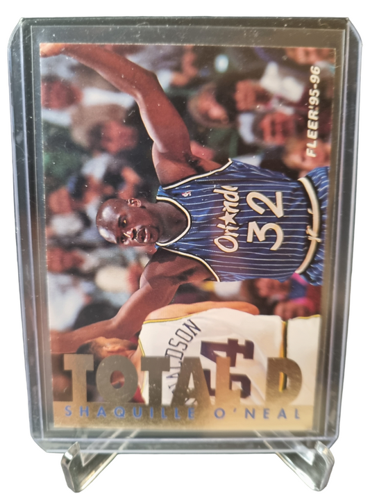 Fleer 1995-96 #7 of 12 Shaquille O'Neal Total D