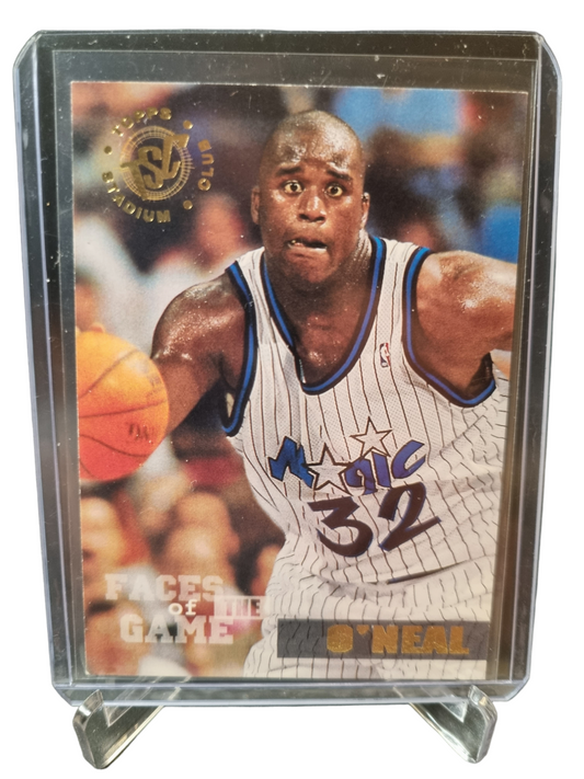 1995 Topps Stadium Club #355 Shaquille O'Neal Faces Of The Game