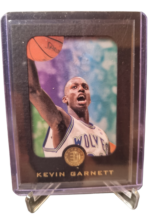1996 Skybox #49 Kevin Garnett Rookie Card Black Border E-XL