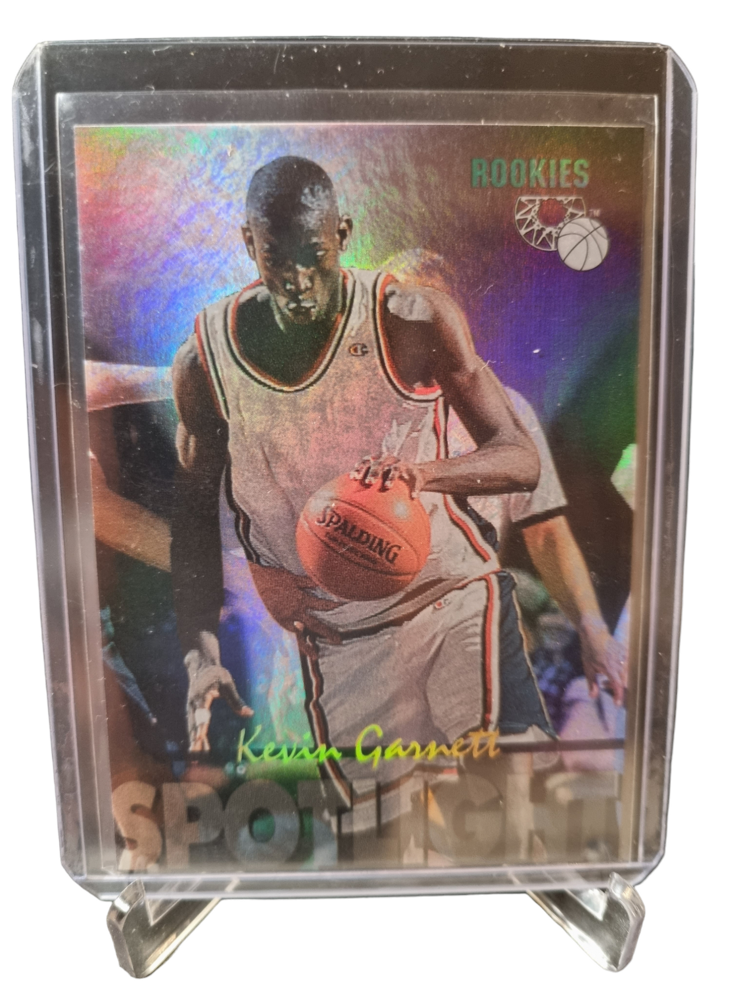 1995 Classic Marketing #RS5 Kevin Garnett Rookie Card Spotlight