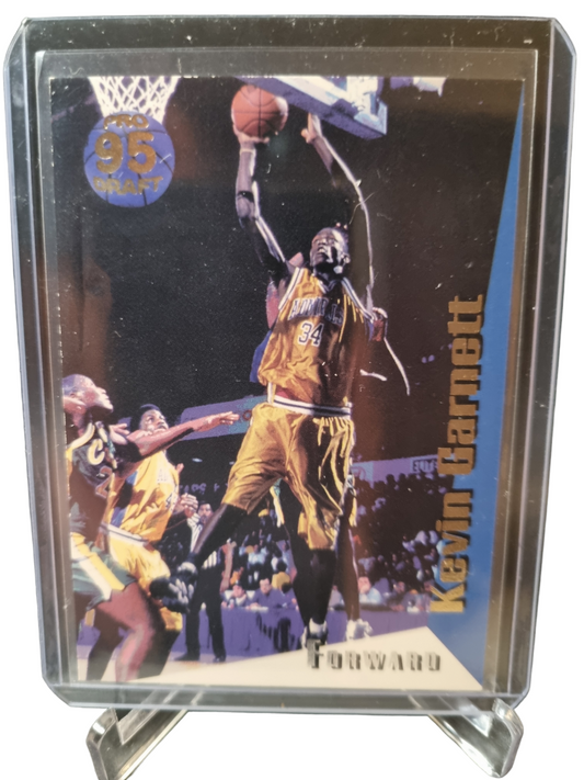 1995 Collegiate #52 Kevin Garnett Rookie Card 95 Draft