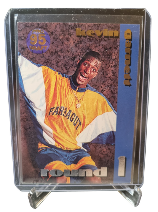 1995 Collegiate #8 Kevin Garnett Rookie Card 95 Draft Round 1 Pick 5