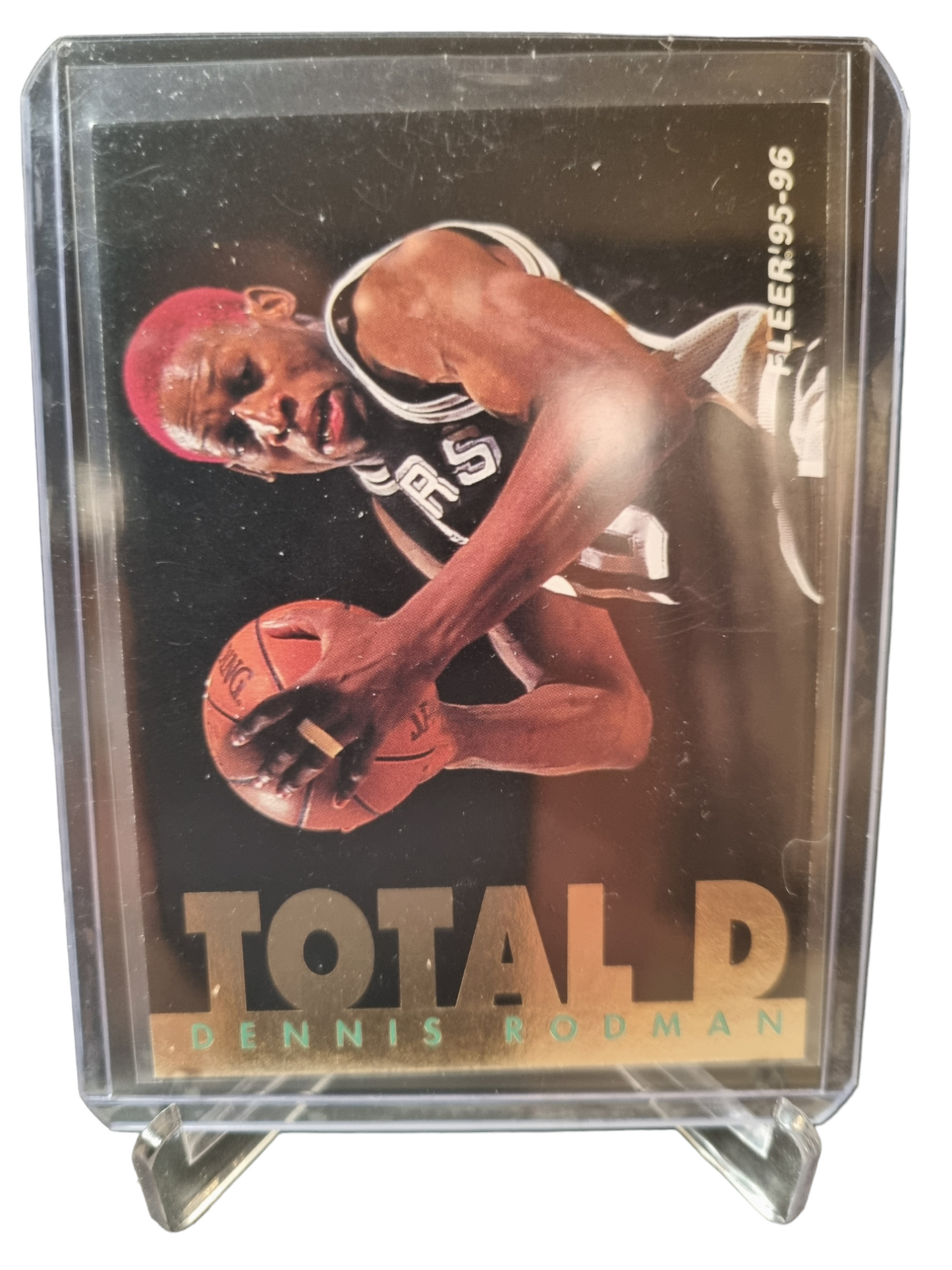 1995-96 Fleer #11 of 12 Dennis Rodman Total D