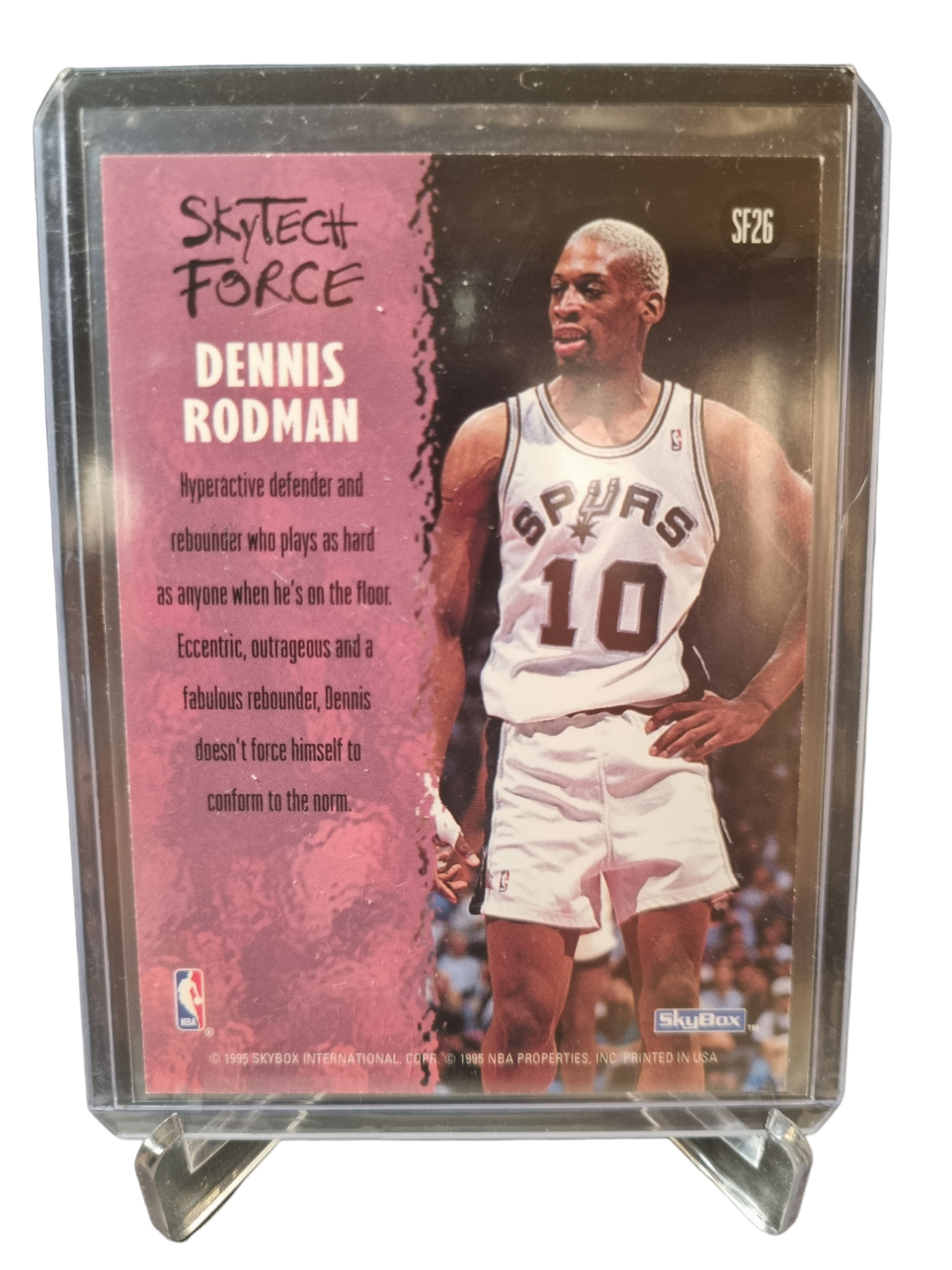 1995 Skybox #SF26 Dennis Rodman Sky Tech Force