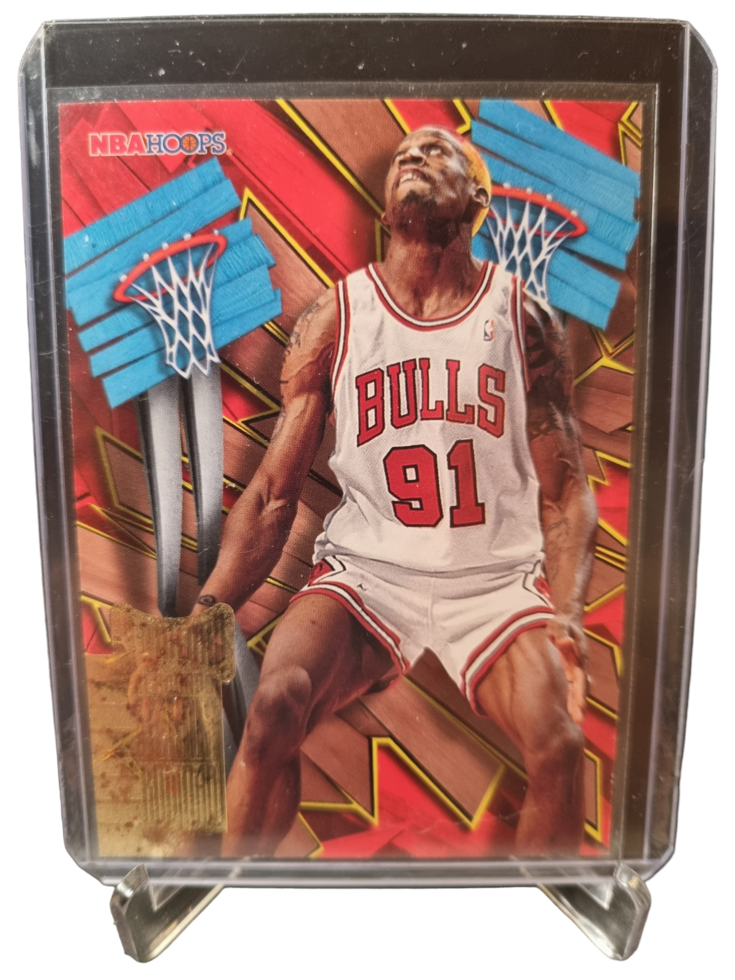 1996 Hoops #SL8 Dennis Rodman Slam Land