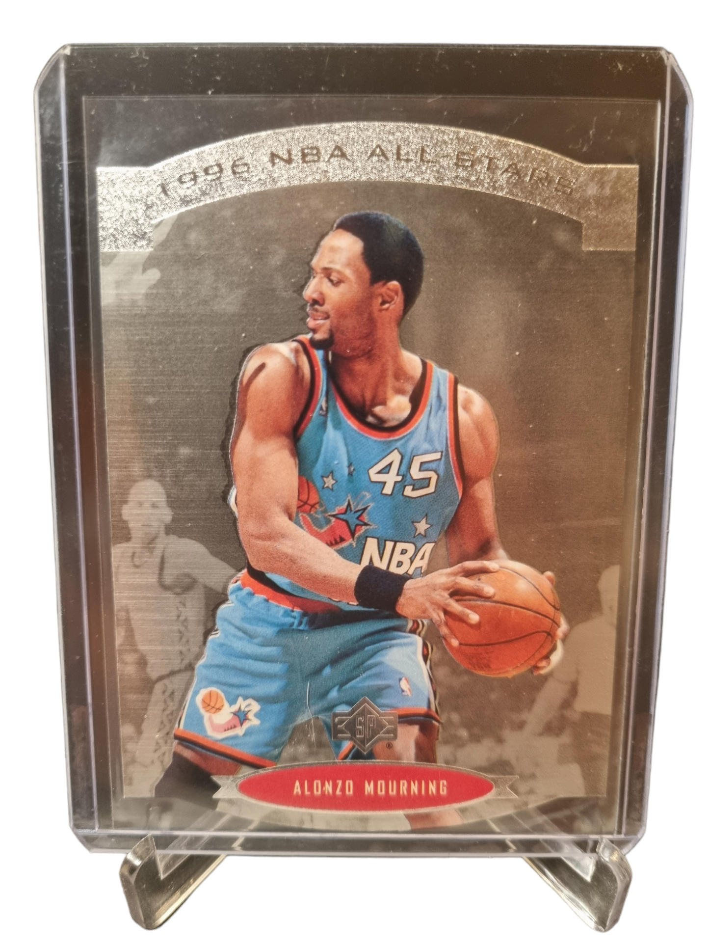 1996 Upper Deck #AS11 Alonzo Mourning 1996 All-Stars SP Die Cut