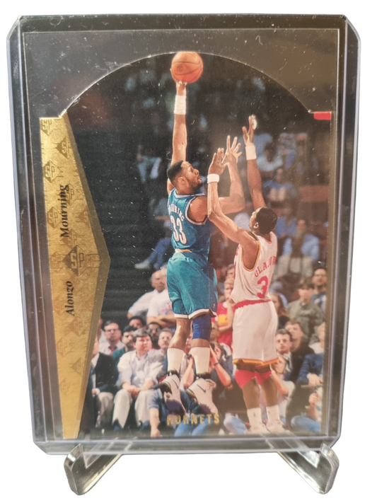 1995 Upper Deck #D41 Alonzo Mourning SP Die Cut