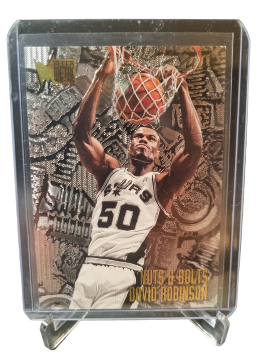 1995-96 Fleer Metal #217 David Robinson Nuts and Bolts