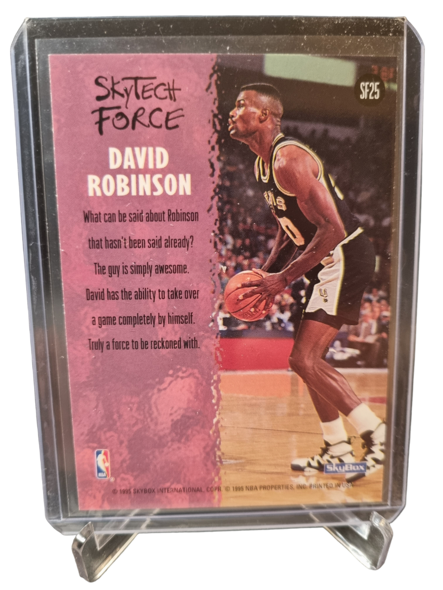 1995 Skybox #SF25 David Robinson Sky Tech Force